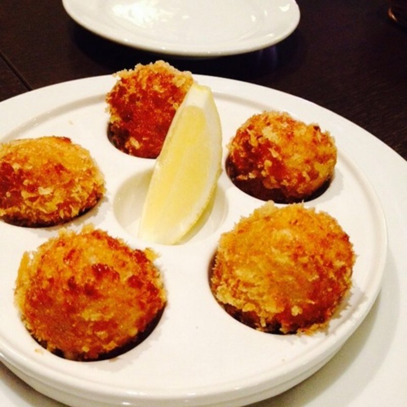 ポルチーニのコロッケ！(銀座でワイン。)