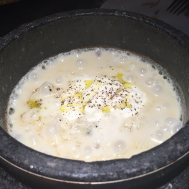 石焼きリゾット(銀座でワイン。)