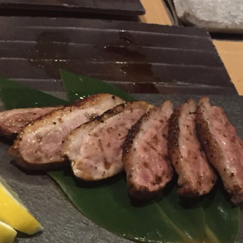 鴨の炙り(銀座とりや幸 )