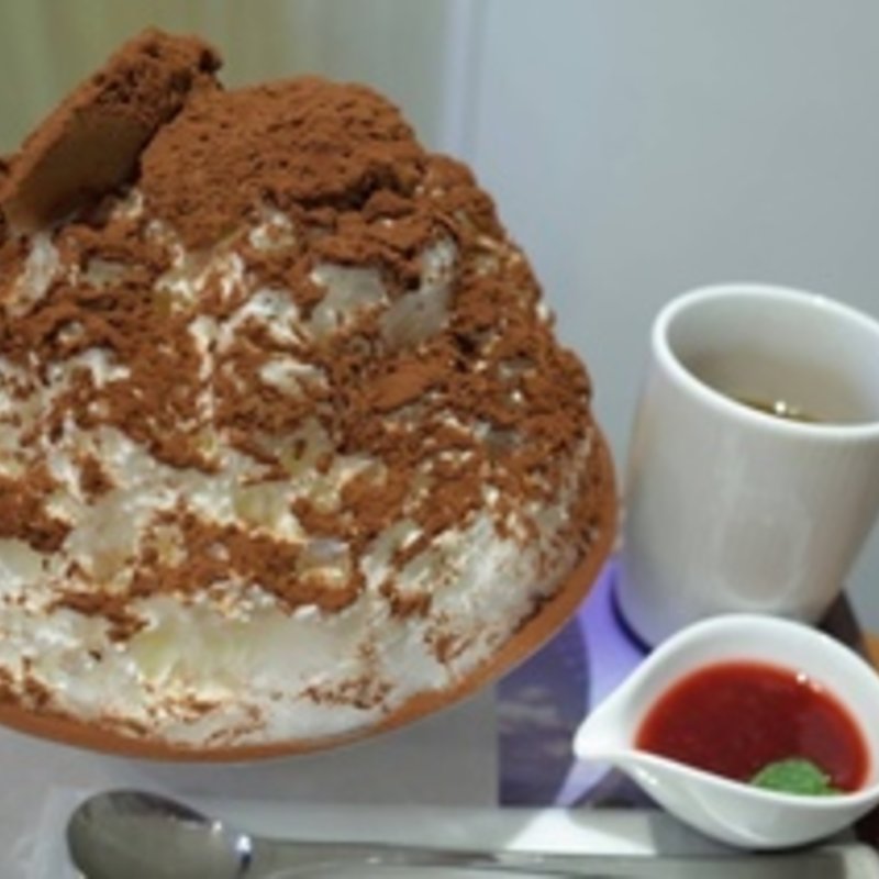 カマンベールティラミス＆ふわふわマシュマロクリーム(銀座のジンジャー 銀座本店)