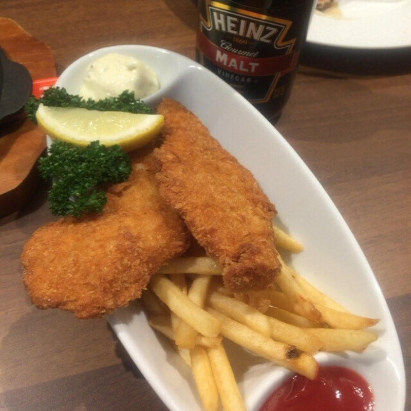 フィッシュアンドチップス(銀座ライオン 小倉競馬場店)