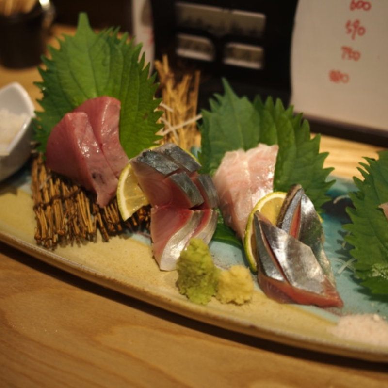 お造りの盛り合わせ(糧亭 銀座魚勝)