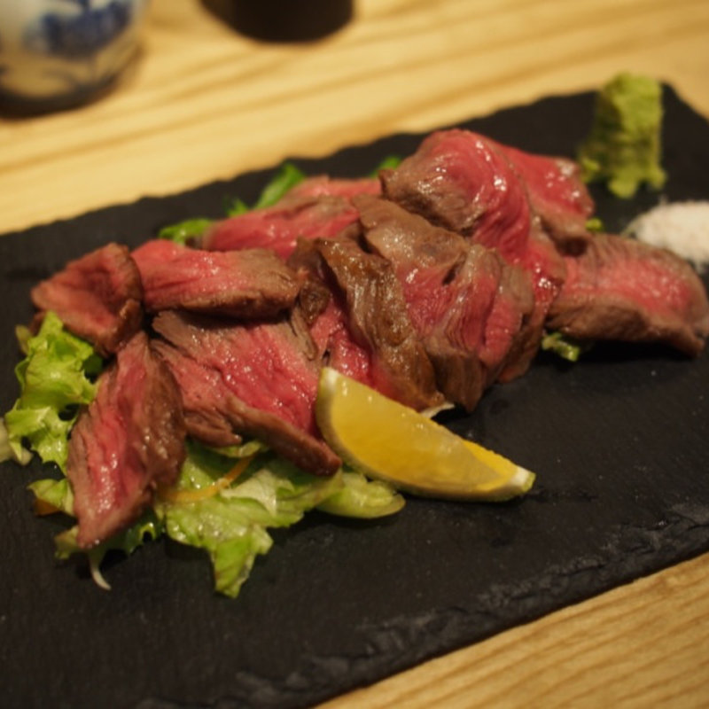 尾崎牛ロース芯ステーキ(糧亭 銀座魚勝)