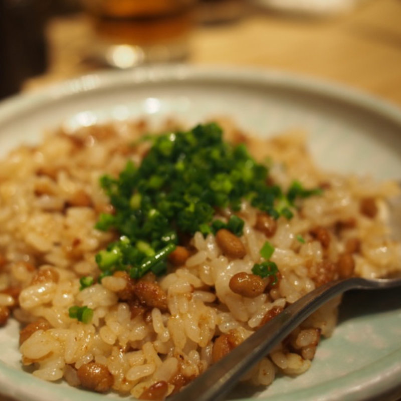 納豆チャーハン(糧亭 銀座魚勝)