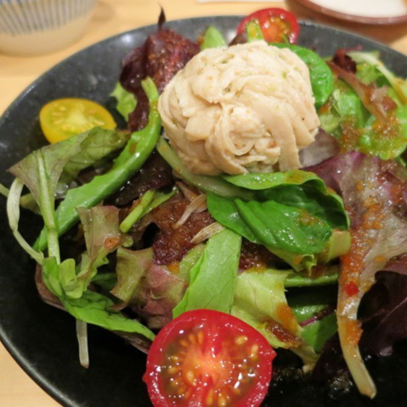 蒸し鶏サラダ(銀座 鳥繁)
