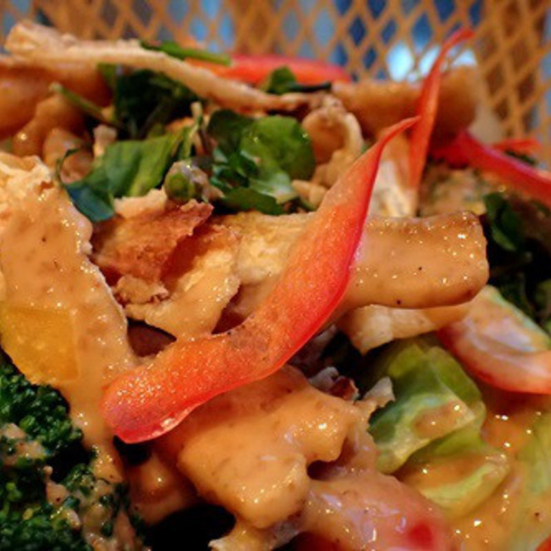 クレソンと揚げ牛蒡のサラダ(銀波 新宿東口店 （GINPA）)