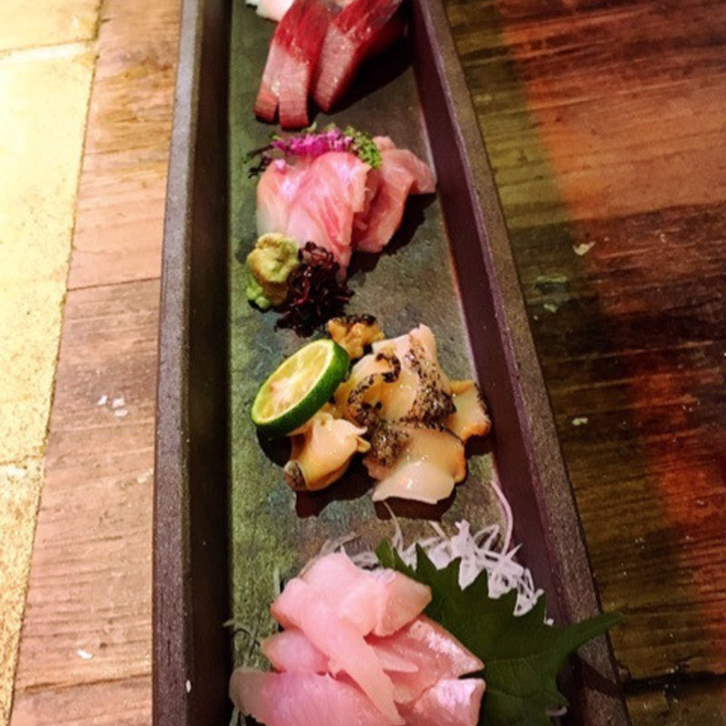 超速鮮魚5種盛り（1人前）　(銭函バーベキュー 銀座店)