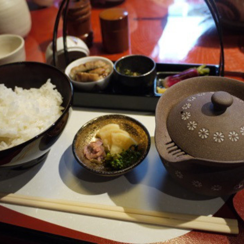 穴子のお茶漬け(錦一葉)