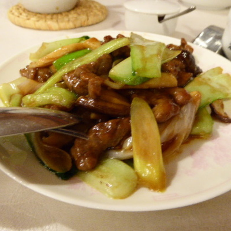 牛肉の牡蠣ソース炒め(錦)