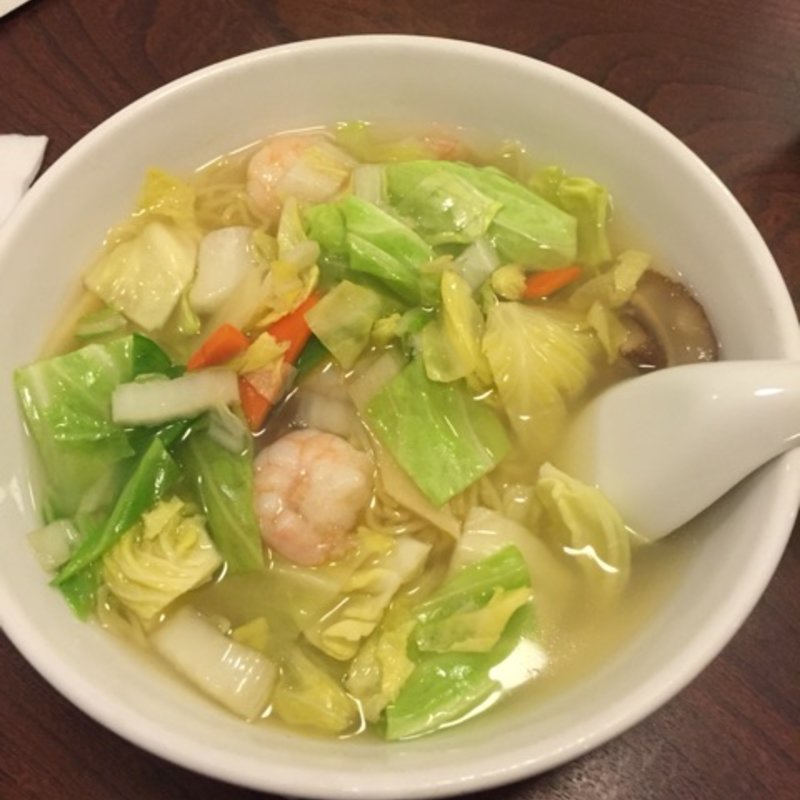 エビ入りラーメン(中国料理 錦苑)