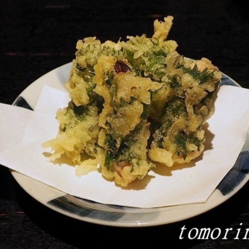 鮮魚の梅肉しそ包み揚げ(鎌倉 松原庵)