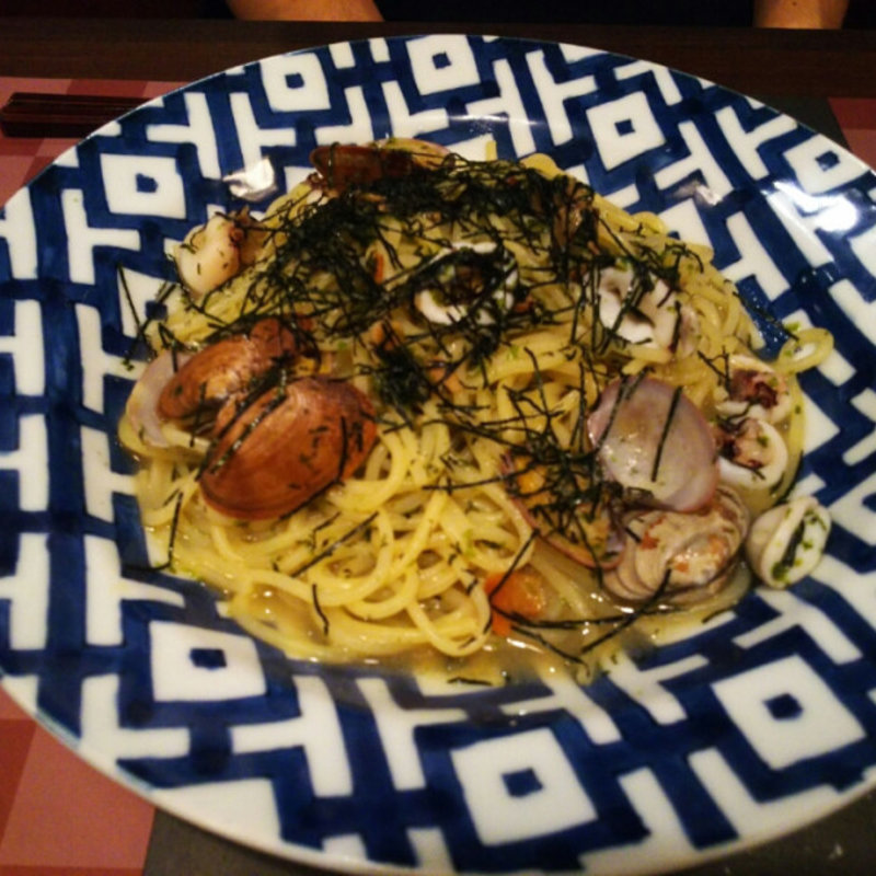 アサリとイカのパスタ海苔風味(鎌倉パスタ 都岡店 )