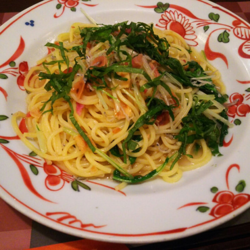 梅肉とじゃこのパスタ(鎌倉パスタ 都岡店 )