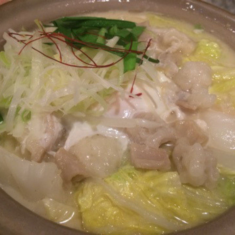 豆乳もつ鍋うどん(鐘壱 )