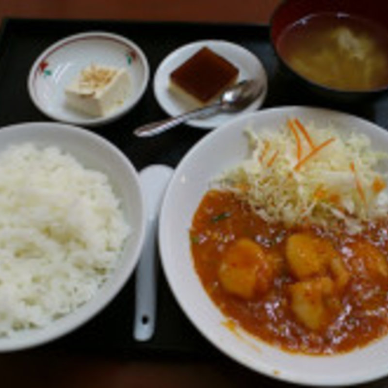 エビと玉子のチリ風炒め(長城)