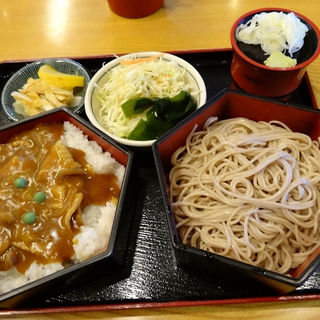 カレー丼セット(長寿庵)