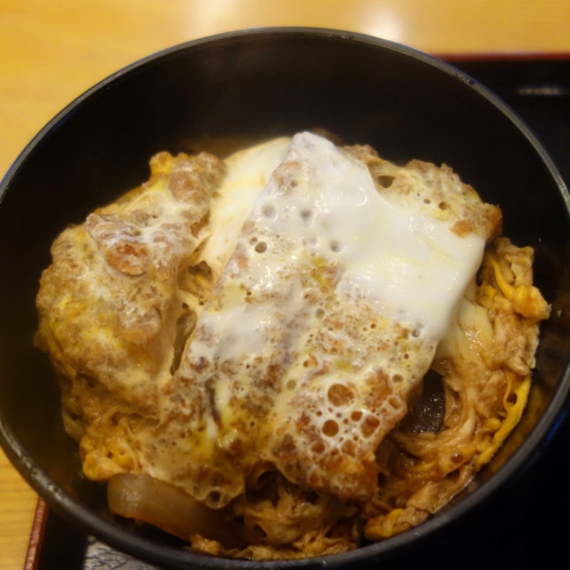 ミニロースカツ丼(長寿庵)