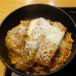 ミニロースカツ丼(長寿庵)