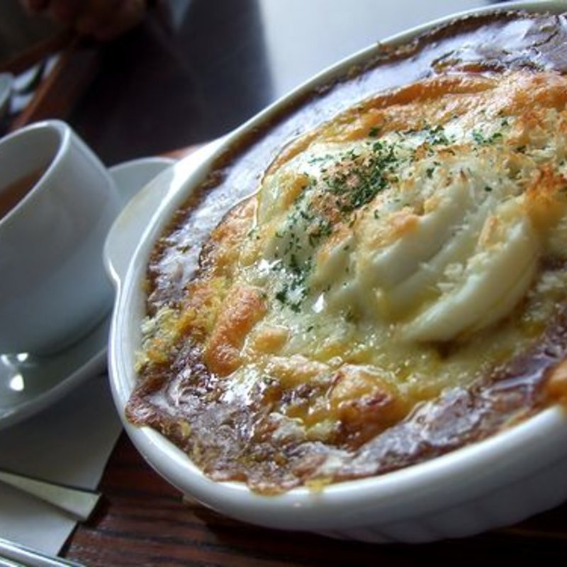 門司港名物　焼きカレー(門司港茶寮)