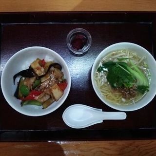 ミニ麺ミニ丼セット(開口笑 )