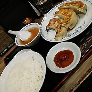 餃子定食(開楽)
