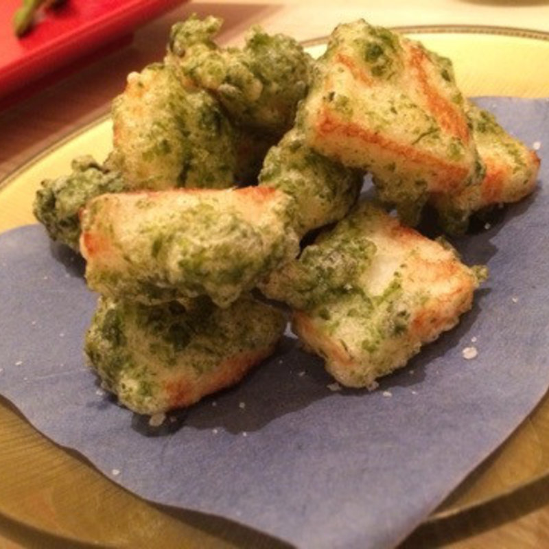 板わさの磯辺揚げ(関 蕎麦とワイン)