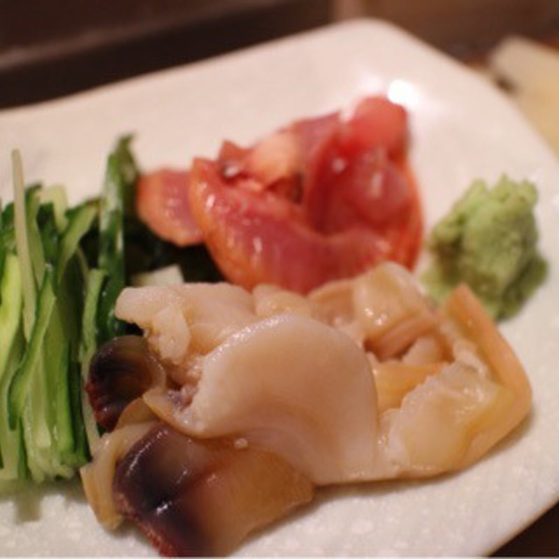 貝のお造り(意気な寿し処阿部 六本木店)