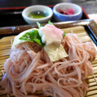 さくら麺と天ぷらセット(阿闍梨寮　寿庵 )
