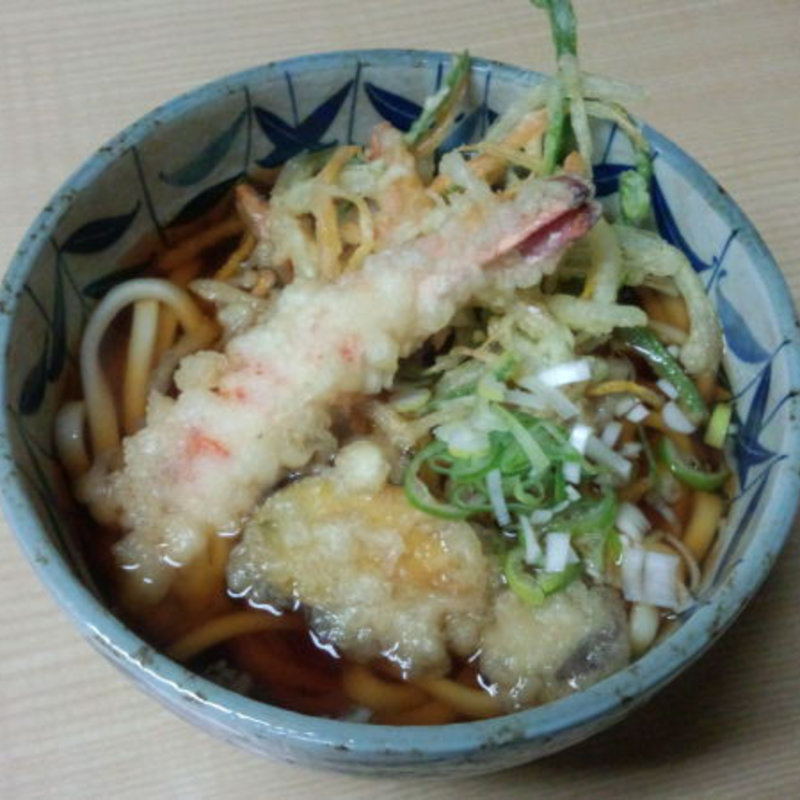 天ぷらうどん(雁ヶ音茶屋)