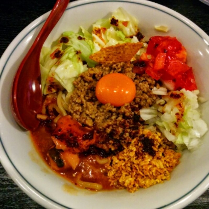 まぜそば×ドン蛸ス(雨ニモマケズ)