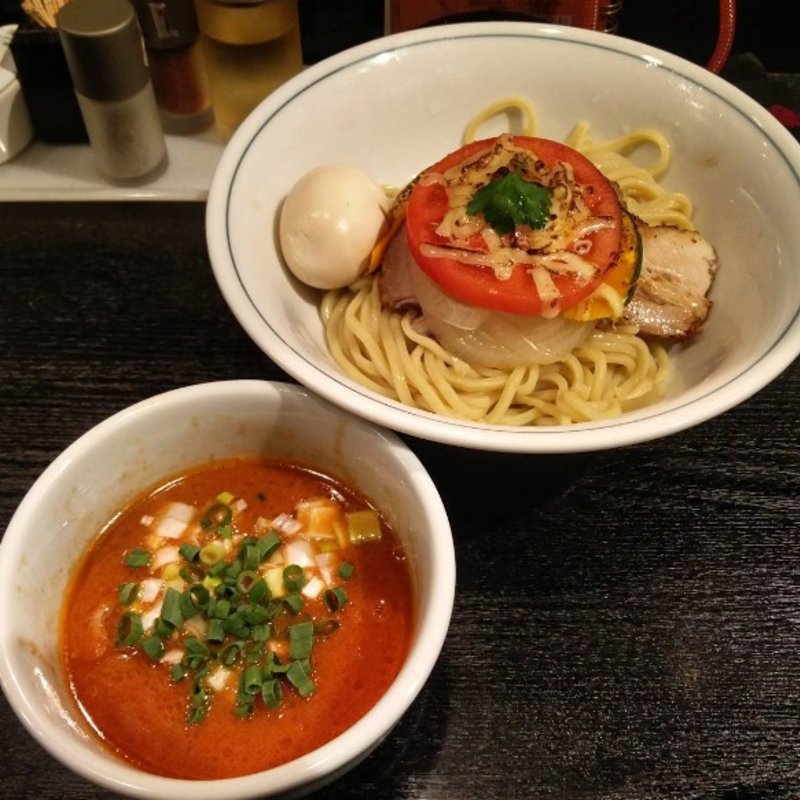 豆乳トマトつけ麺(雨ニモマケズ)