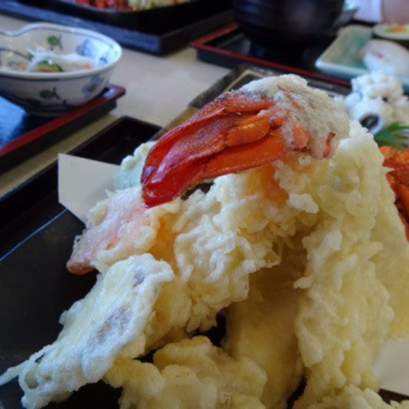 伊勢海老天ぷら定食(青島屋レストラン )