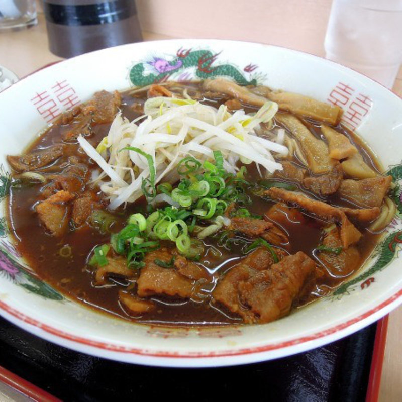 支那そば肉入小+めし小(青空 （あおぞら）)