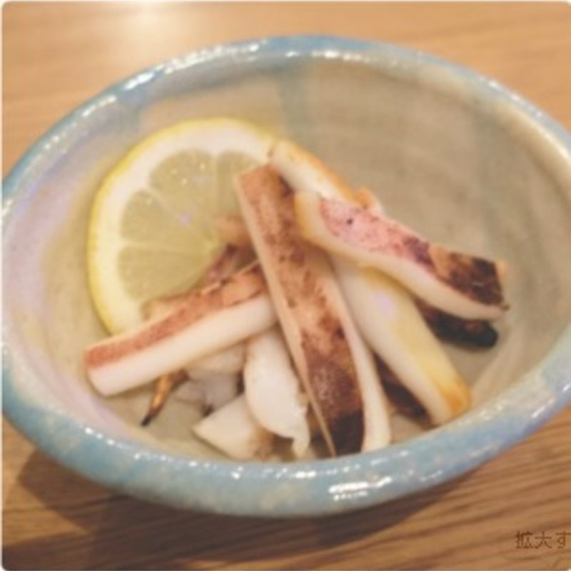 いかの丸干し(自家製粉石臼挽きうどん 青空blue)