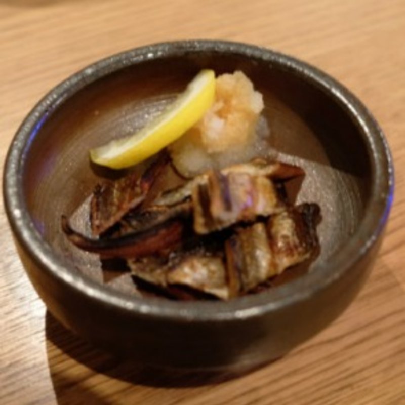 穴子のたまり干し(自家製粉石臼挽きうどん 青空blue)