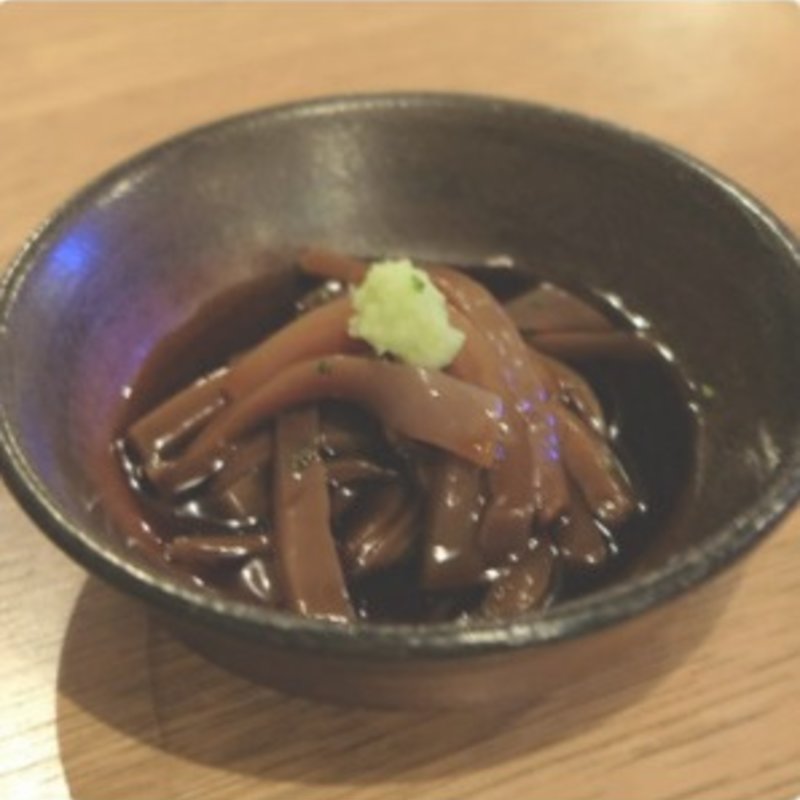 自家製いかの沖漬け(自家製粉石臼挽きうどん 青空blue)