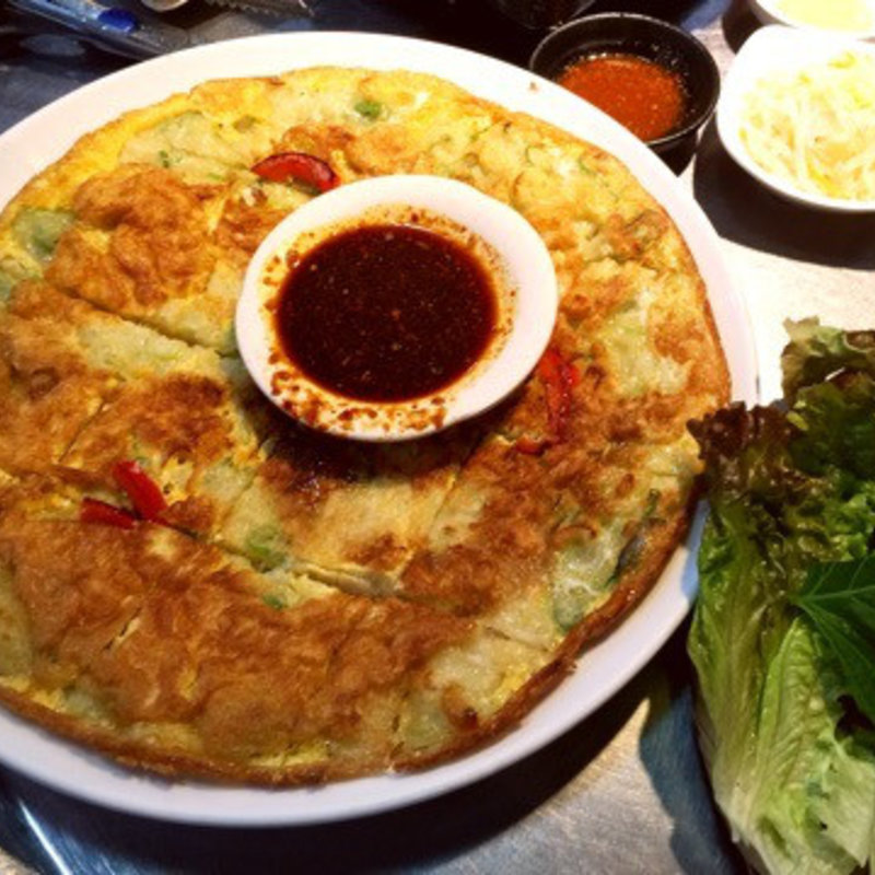 ネギチヂミ(韓国亭豚や 渋谷ニ号店 )