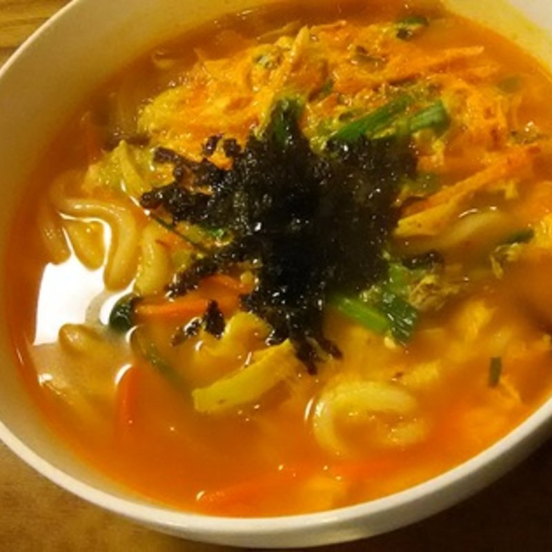 ユッケジャンうどん(韓国料理 漢江)