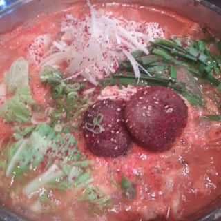 アンコウピリ辛味噌鍋のコース(韓国食堂　NUNA （ヌナ）)