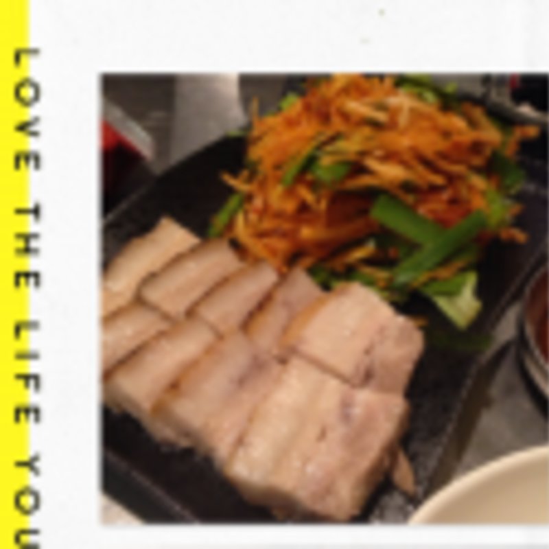 ポッサム(茹で豚)(韓豚屋 銀座三丁目店)