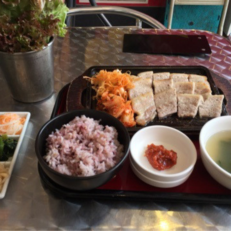 サムギョプサル定食(韓韓市場 さいたま新都心コクーンシティ1店 )