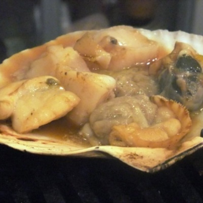 活ホタテ(大衆ホルモン焼肉 順)