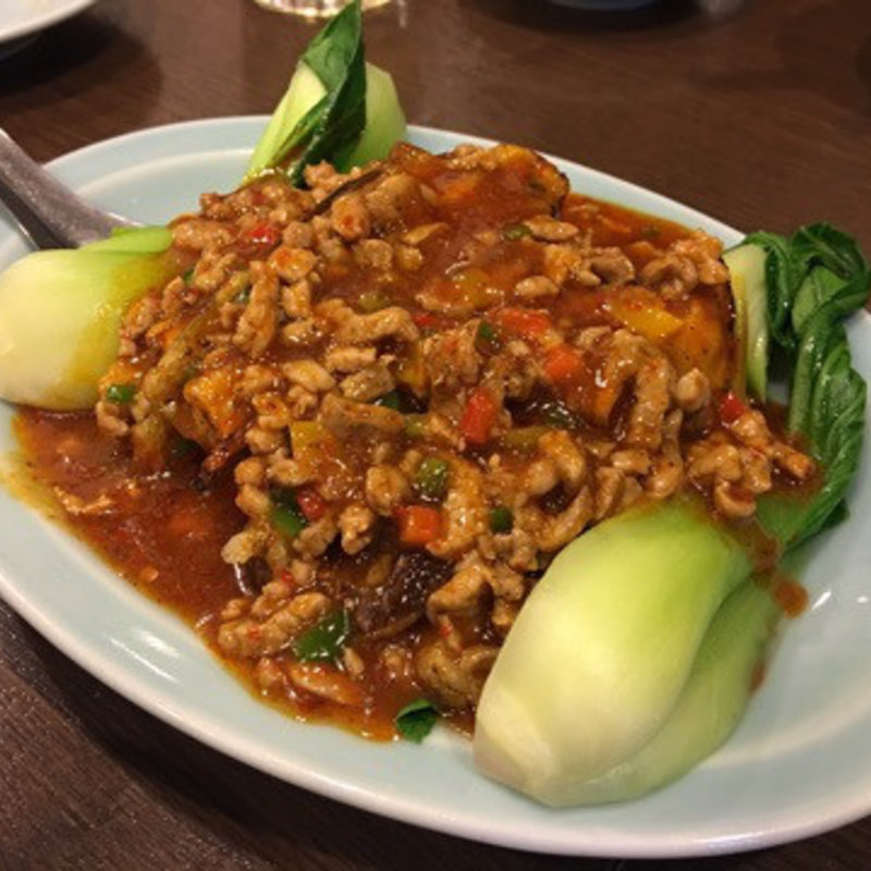 茄子の豚挽肉ソースがけ(順香)