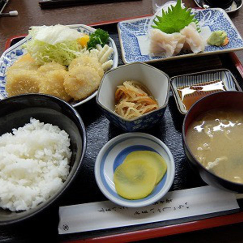 ほたてフライ(お食事処おさない)