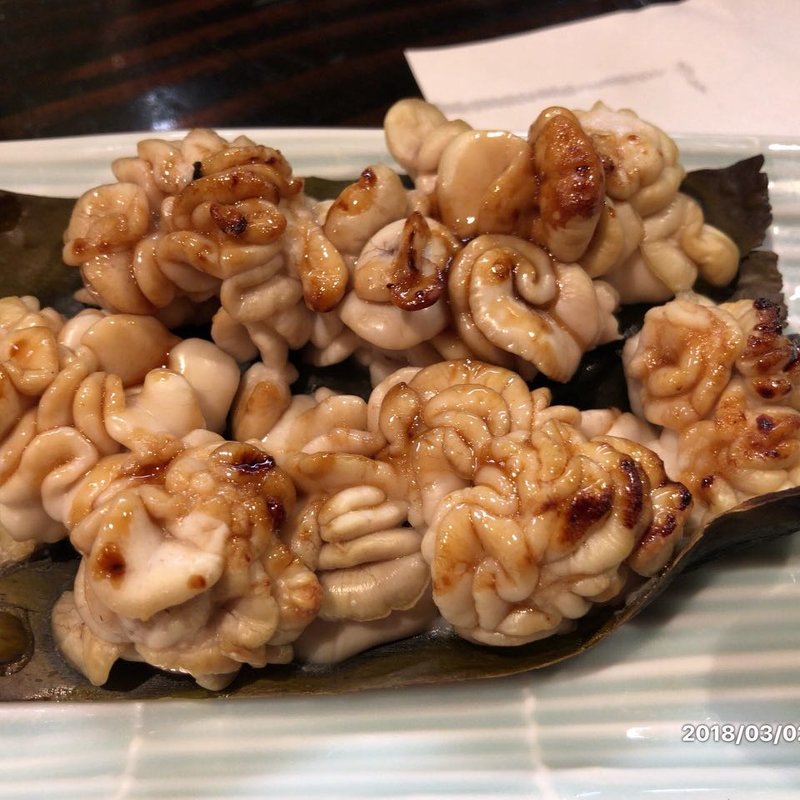 白子の昆布焼き(炭魚酒菜 わなか （スミサカナサカナワナカ）)