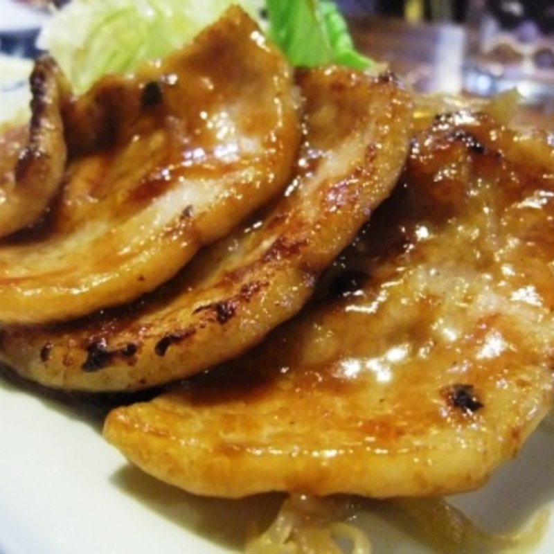 豚バラたれ焼き(食堂　淀)