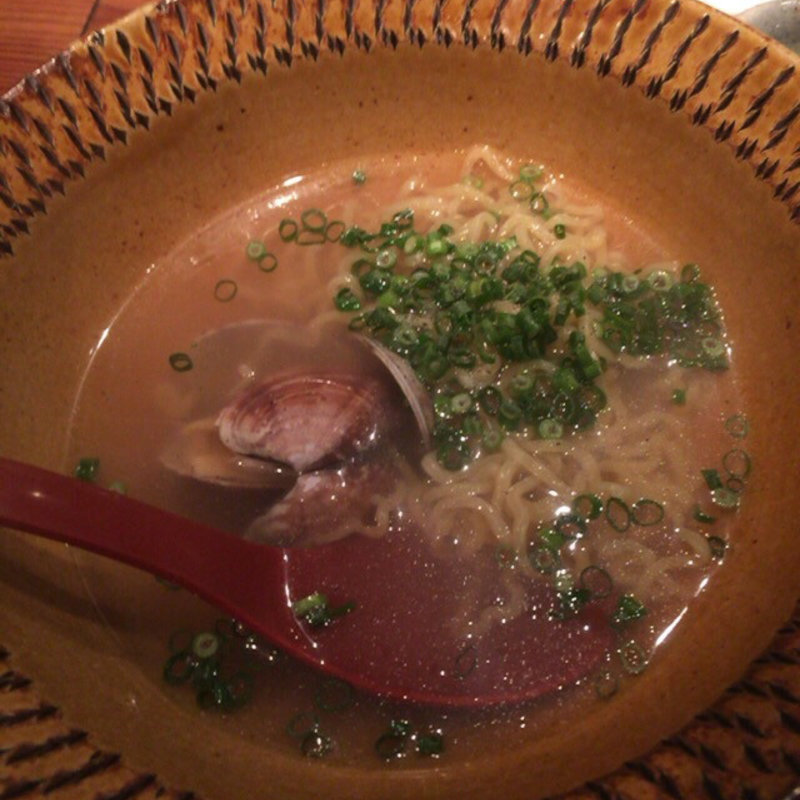 あさりラーメン(食堂えぶりお )