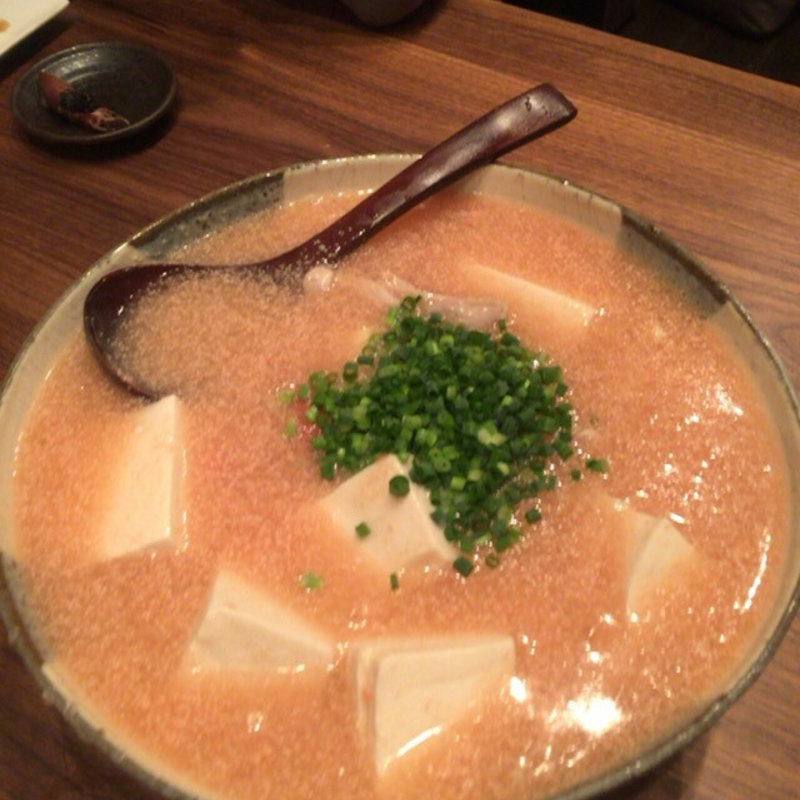 明太子湯豆腐(食堂えぶりお )