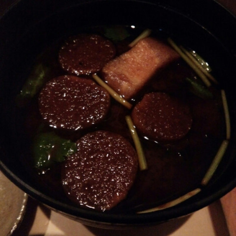 赤味噌のお味噌汁(食幹 東京ソラマチ店)