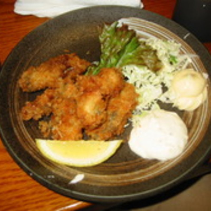 厚岸産生カキフライ(食彩酒房 たけとんぼ)